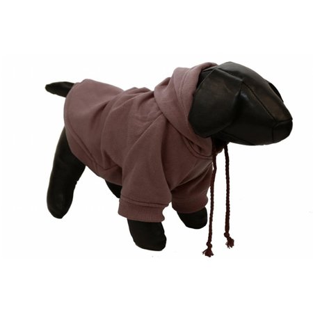 PET LIFE LLC Pet Life LLC HD1BRSM Fashion Plush Cotton Pet Hoodie Hooded Sweater HD1BRSM